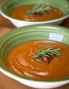 Sun-Dried Tomato Bisque. Photo by Wes Naman