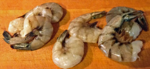 Shrimp of different sizes… 31-40 (left), 21-25 and 15-30