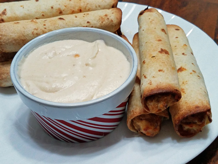Pumpkin Salsa Queso and Pulled Pork Taquitos - Burn Blog