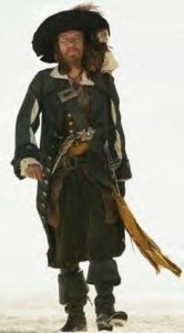 captain barbossa pirates of caribbean