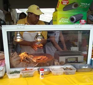 Typical barbacoa vendor