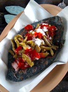 Tlacoyo and nopales
