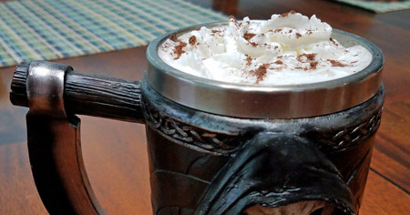 Spicy Hot Milk Bourbon Punch