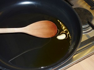 garlic in oil