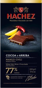 hachez mango chile chocolate bar