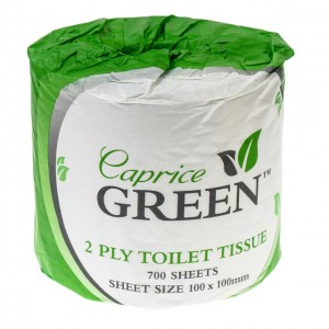 caprice green toilet paper