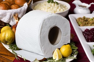 cooking with toilet paper