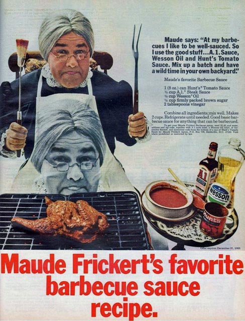 old bbq ad