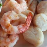 sechuan scallops and shrimp