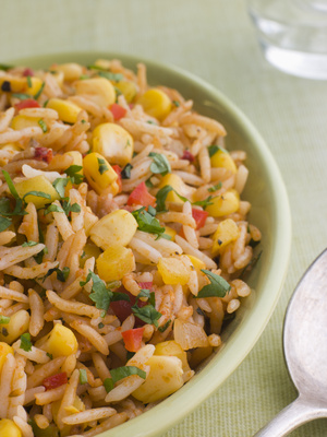 Puebla Rice Pilaf - Burn Blog