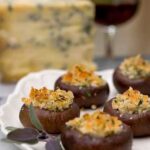 stilton stuffed mushrooms