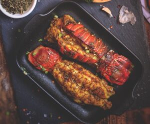 grilled caribbean crayfish