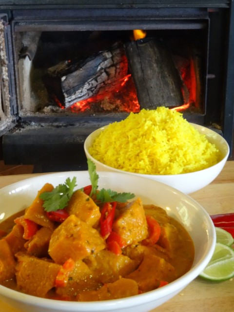 spicy pumpkin curry