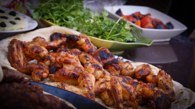 jamaican jerk chicken on plate