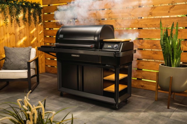 traeger timberline in action