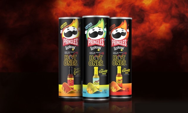 pringles hot ones collection display